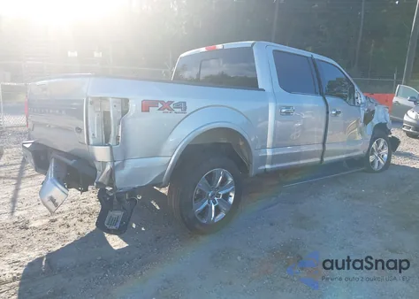 2018 Ford F-150 Platinum from USA, damaged, VIN 1FTEW1E55JFC27696